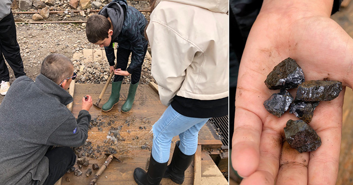 hands on historic activities at Killhope Lead Mining Museum